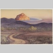 Painting of a cloud formation over hills (ddr-manz-2-3)
