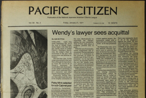 Pacific Citizen, Vol. 84, No. 2 (January 21, 1977) (ddr-pc-49-2)