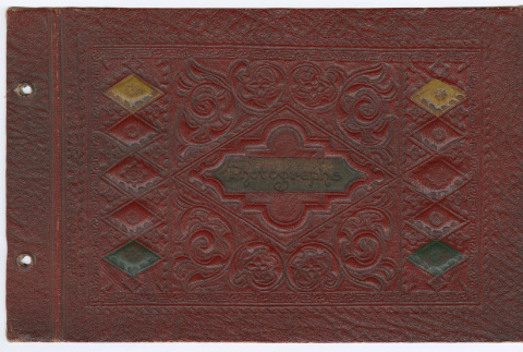 Red Leather Photo Album (ddr-densho-483-158)