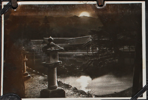 Night photo of Miyajima (ddr-densho-326-268)