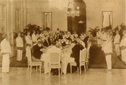 Japanese diplomats at a Dutch East India Company banquet (ddr-njpa-4-1776)