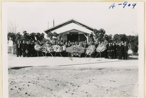 Mourners at Asabi's funeral (ddr-densho-37-1929)