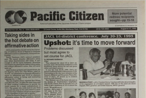 Pacific Citizen, Vol. 121, No. 3 (August 4-17, 1995) (ddr-pc-67-15)