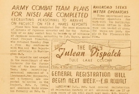 Tulean Dispatch Vol. 4 No. 65 (February 4, 1943) (ddr-densho-65-151)