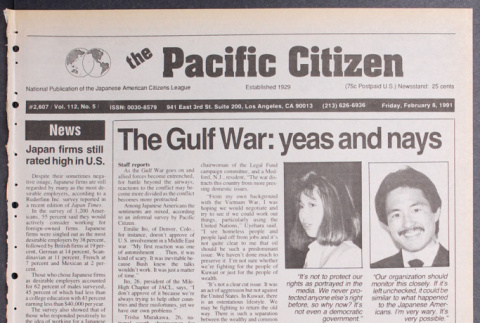 Pacific Citizen, Vol. 112, No. 5 [February 8, 1991] (ddr-pc-63-5)