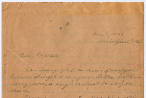 Letter to Charles (ddr-densho-501-257)