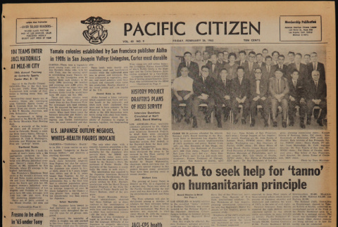 Pacific Citizen, Vol. 60, No. 9 (February 26, 1965) (ddr-pc-37-9)