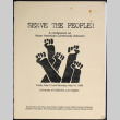 Serve the People! Conference Program and notes (ddr-densho-530-11)
