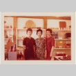 Three women inside store, likely Takahashi Trading Company (ddr-densho-426-838)