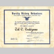 Varsity Victory Volunteers certificate (ddr-densho-22-414)