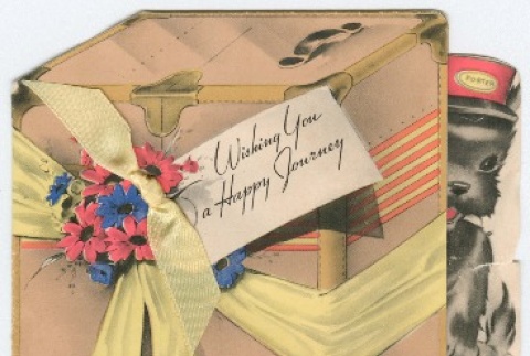 Card to Kan Domoto from an unknown sender (ddr-densho-329-341)
