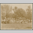 large group in front of cars (ddr-densho-378-894)