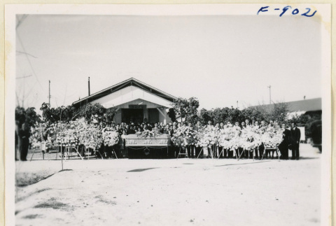 Mourners at Kido's funeral (ddr-densho-37-1945)
