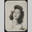 Portrait of Chiyo with a heart-shaped necklace (ddr-densho-542-695)