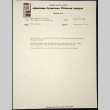 Memo to MDC Chapter Presidents and Redress Representatives from Bill Yoshino (ddr-chijacl-1-226)