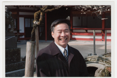 Photo of Tom Ikeda smiling 2 (ddr-densho-506-84)