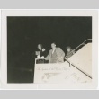 Billy Rose and Eleanor Holm arrive at Haneda Air Base (ddr-densho-299-59)