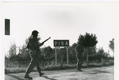 Members of the 363rd Regiment in Pisa (ddr-densho-1007-319)