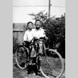 Two boys on a bicycle (ddr-densho-18-5)