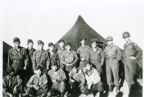 Large group in front of tent (ddr-densho-1007-784)