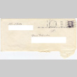 envelope to Yuri Tsukada from Mine Okubo (ddr-densho-356-664)