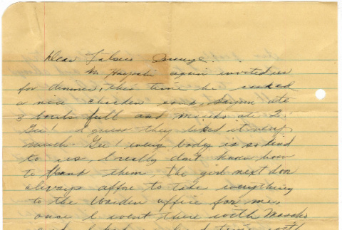 Letter from Lili Inouye to Tatsuo Inouye (ddr-densho-394-5)