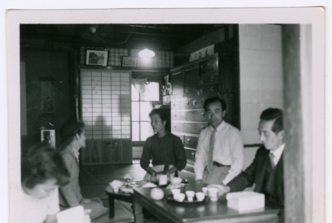 Five People having Tea (ddr-ohs-1-149)