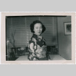 Photo of Kuniko Sumi in kimono (ddr-densho-399-12)