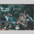 Seven people at picnic (ddr-densho-523-513)