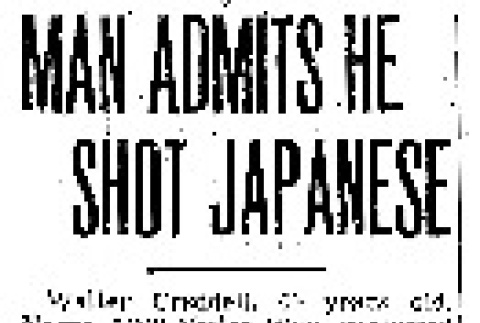 Man Admits He Shot Japanese (January 11, 1942) (ddr-densho-56-574)