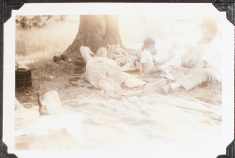 Group of people at a picnic (ddr-densho-355-809)