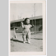 Toddler outside barracks (ddr-densho-329-1335)