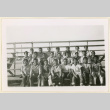 Phalanx group on bleachers (ddr-densho-37-1026)
