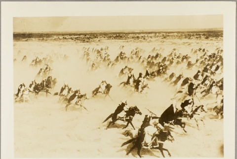 Libyan colonial cavalrymen riding on horseback (ddr-njpa-13-664)