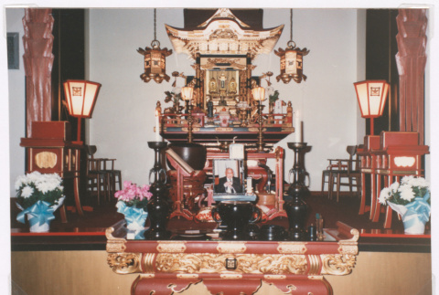 Funeral Altar for Takeo Isoshima (ddr-densho-477-728)