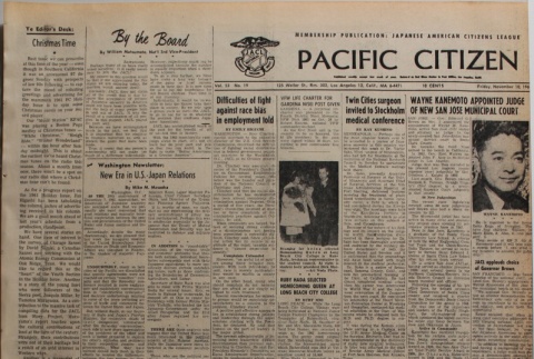 Pacific Citizen, Vol. 53, No. 19 (November 10, 1961) (ddr-pc-33-45)
