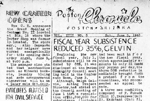 Poston Chronicle Vol. XIII No. 5 (June 5, 1943) (ddr-densho-145-330)