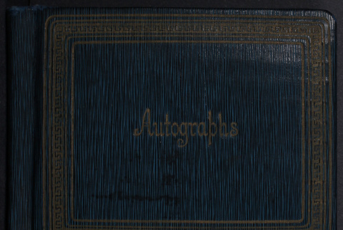 Yuriko Domoto 1928 Autograph book (ddr-densho-356-706)