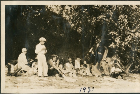 Group at a picnic (ddr-densho-321-587)