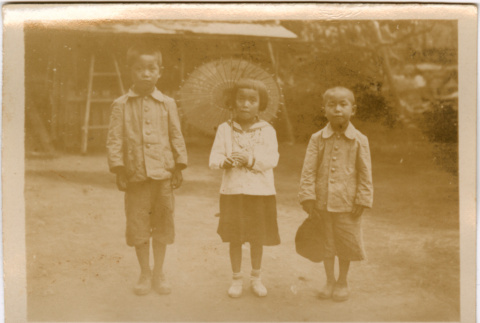 Three children (ddr-densho-426-1532)