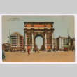 Blank Postcard of Porte d'Aix in Marseille (ddr-densho-368-809)