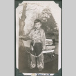 Photo of Kenji Ima in a cowboy costume (ddr-densho-483-1152)
