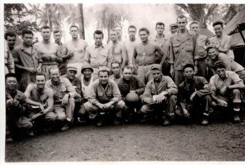 Group photo of soldiers (ddr-densho-563-21)