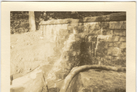 Retaining wall and stairway (ddr-densho-377-1363)