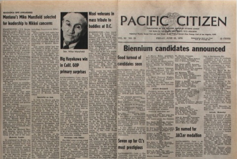 Pacific Citizen, Vol. 82, No. 25 (June 25, 1976) (ddr-pc-48-25)