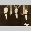 From left to right: former Reich Minister of Economics, Hjalmar Schacht, former President Herbert Hoover, and U.S. Ambassador Hugh Wilson meeting in Berlin (ddr-njpa-1-606)