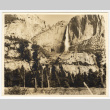 View of a waterfall from the bottom (ddr-densho-542-823)