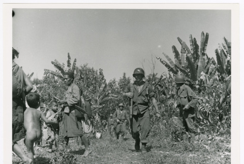 Merrill's Marauders and civilians in Myanmar (Burma) (ddr-densho-1007-241)