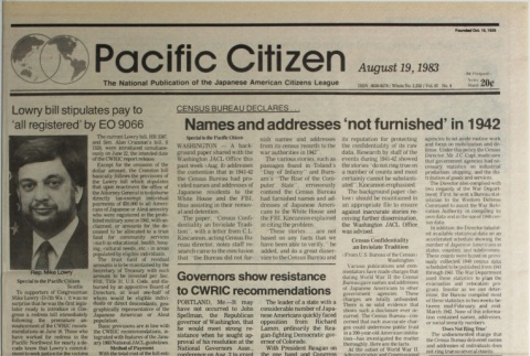 Pacific Citizen, Whole No. 2,252, Vol. 97, No. 8 (August 19, 1983) (ddr-pc-55-32)