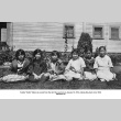 Five girls sitting on lawn (ddr-ajah-6-504)